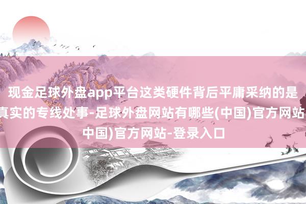 现金足球外盘app平台这类硬件背后平庸采纳的是寂寞IP和真实的专线处事-足球外盘网站有哪些(中国)官方网站-登录入口